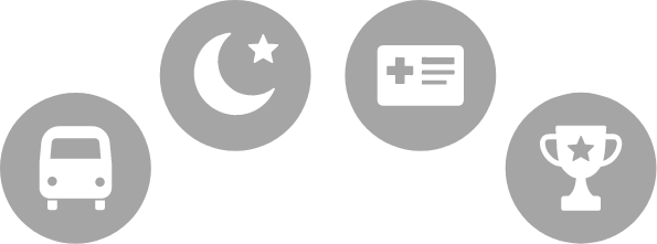 住宅手当／夜勤手当／社会保険完備／社長賞制度／資格取得支援（大型・中型・牽引免許）／各種健康診断・脳ドックまで会社負担